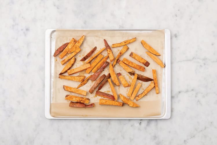 Bake the fries