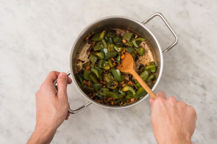 PREP & COOK VEGGIES