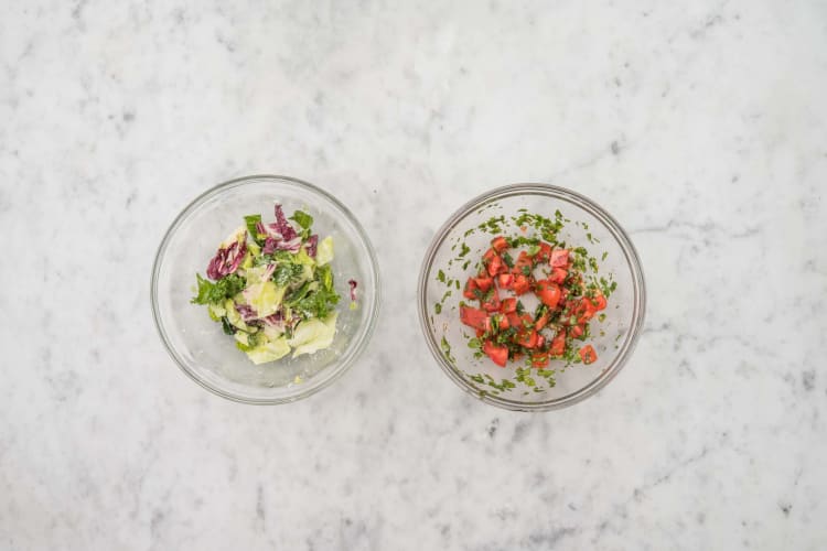 MAKE SLAW AND SALSA