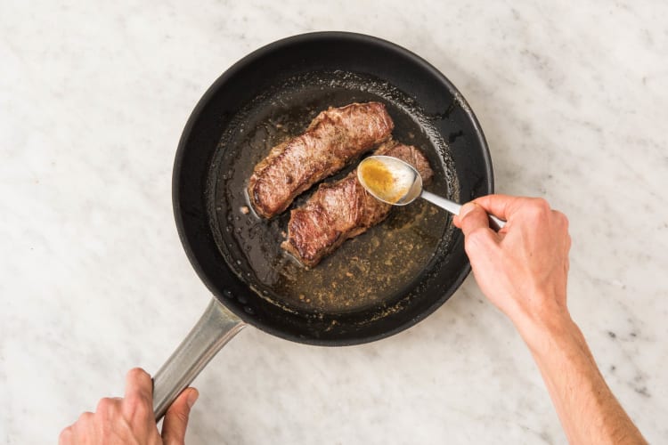 Steak bakken