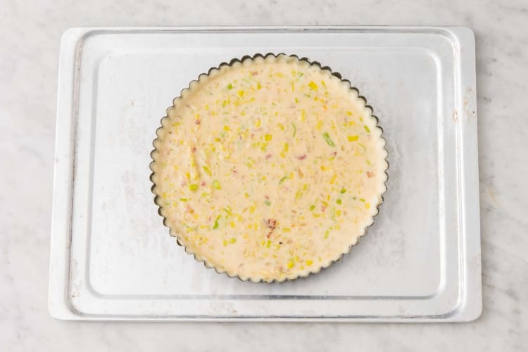 Préparer la quiche