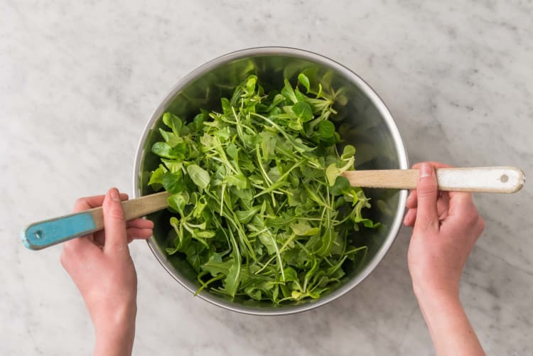 Préparer la salade