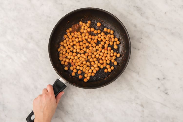 Cook the chickpeas