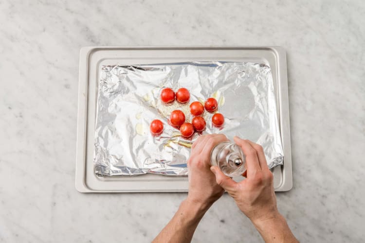 BROIL CHERRY TOMATOES