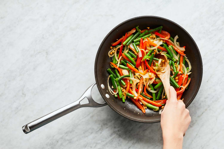 Cook Veggies & Peanuts