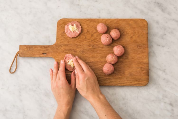 Préparer les boulettes