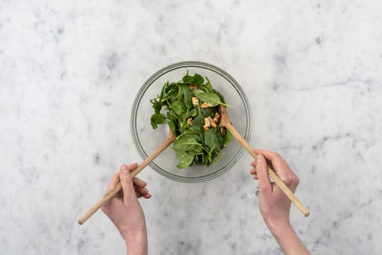 Préparer la salade