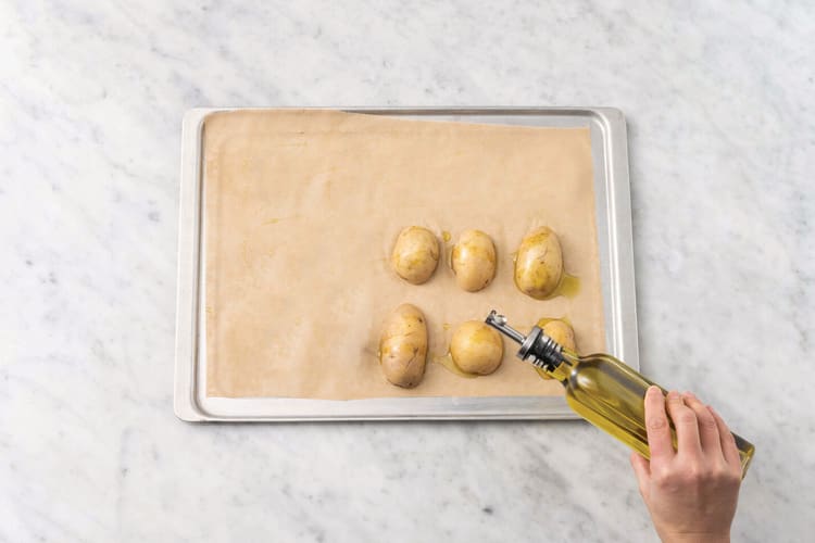 Cook the jacket potato