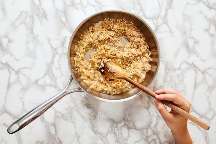 Cook Risotto & Finish Prep