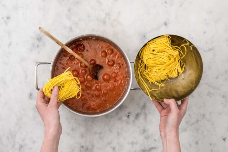 Pasta kochen