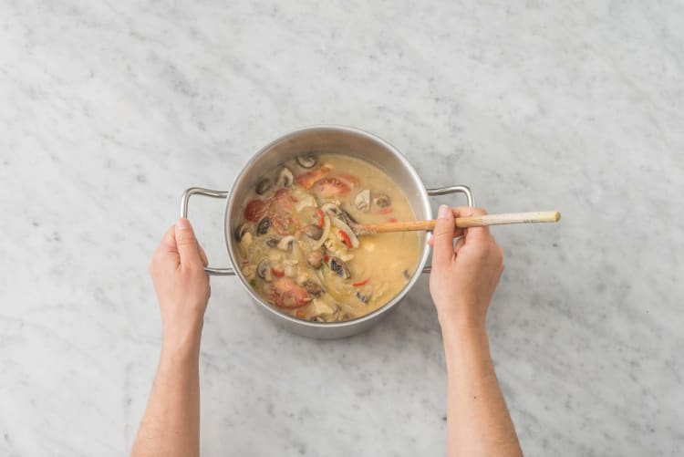 Suppe zubereiten