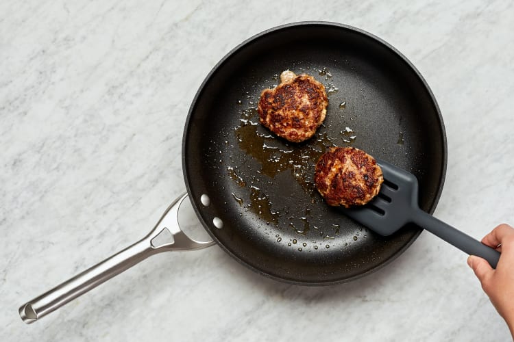 Cook Patties & Toast Buns