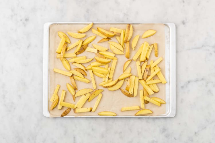 Préparer les frites