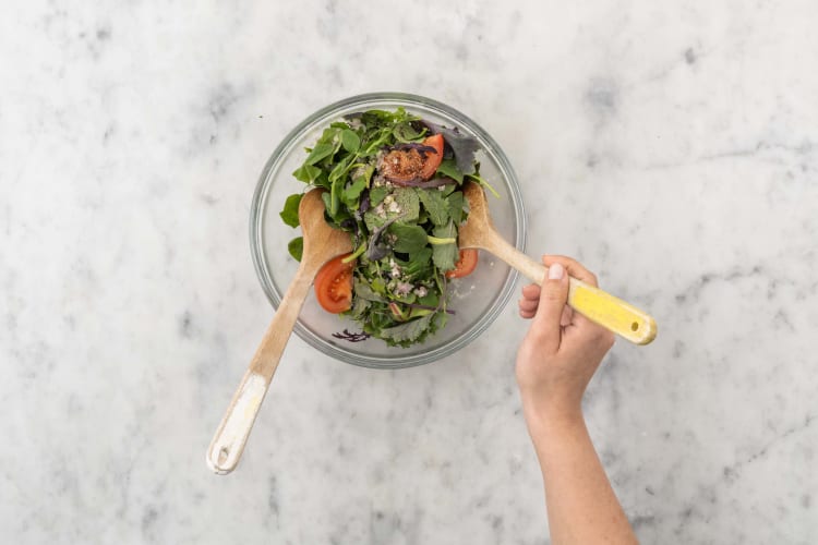 Préparer la salade
