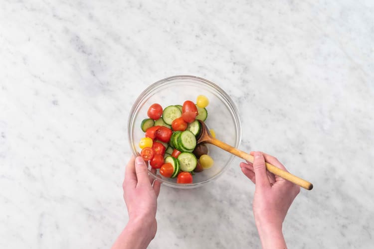 Faire mariner les légumes