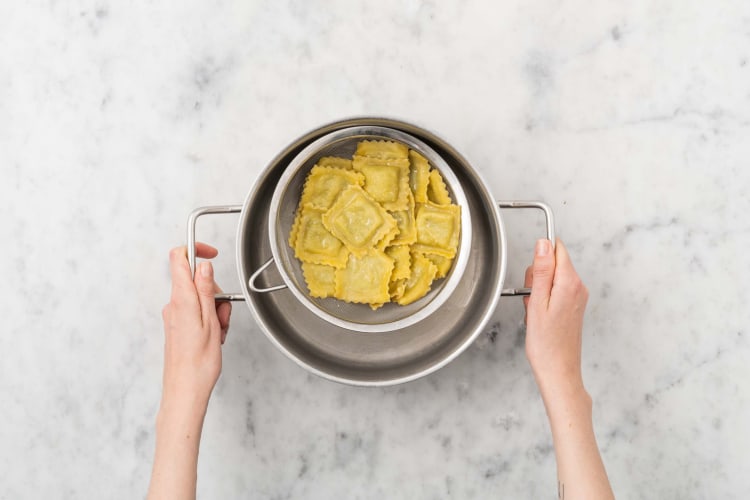 Cuire les raviolis
