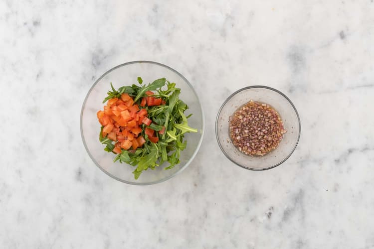 Préparer la salade