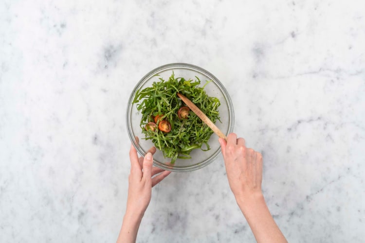 Préparer la salade