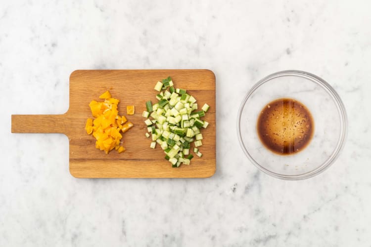 Préparer la salade
