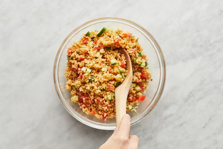 Make Bulgur Salad