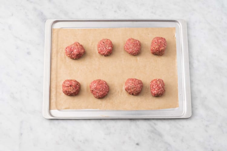 Bake meatballs