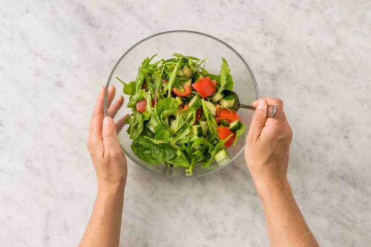 Salade maken