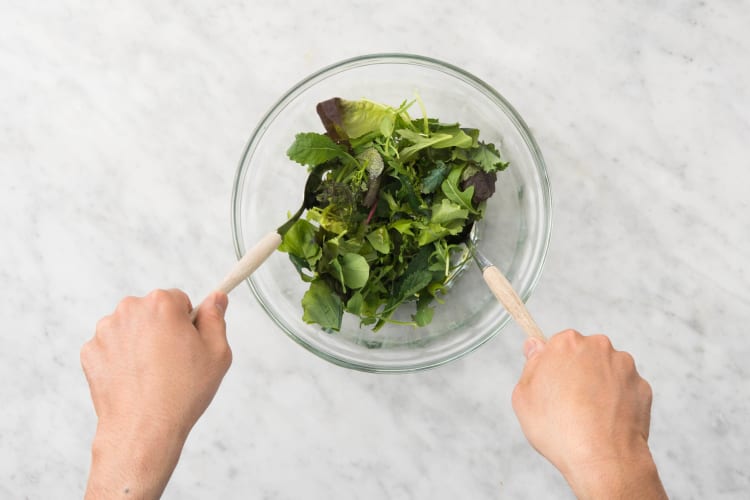 Salade maken