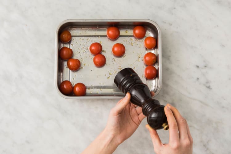 Rôtir les tomates cerises