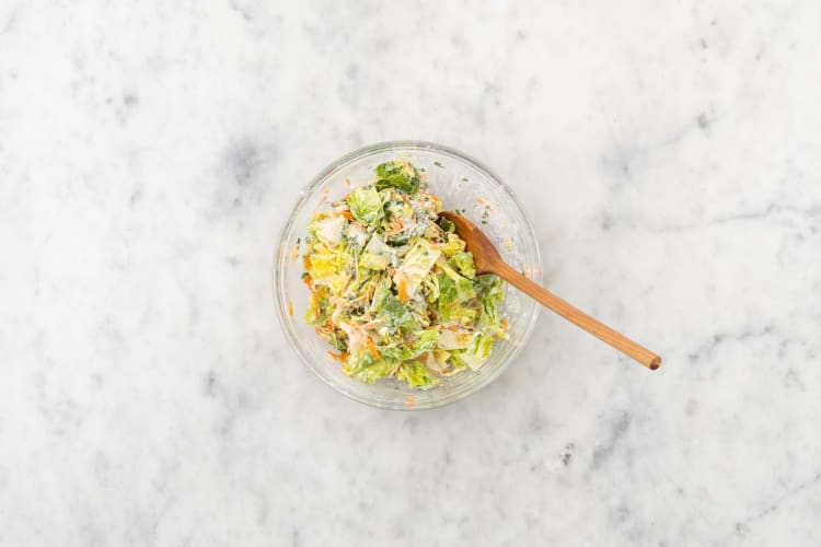 Salat fertigstellen