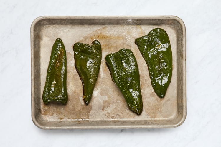 Roast Poblanos