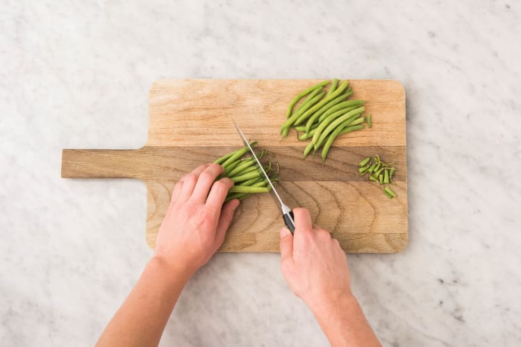 Cuire les haricots verts