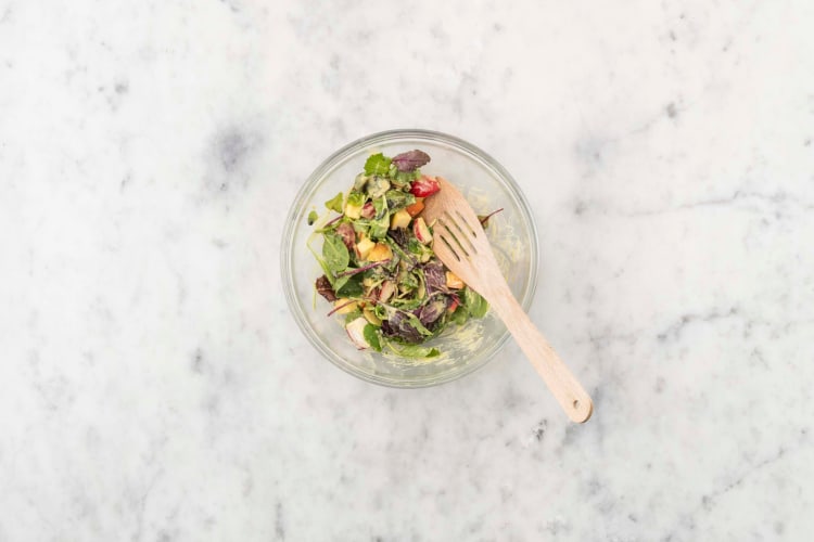 Préparer la salade