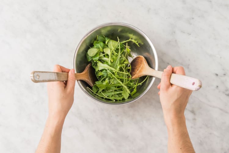 Bakken en salade maken