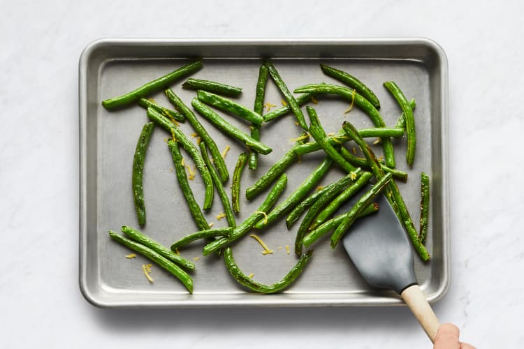 Finish Rice & Green Beans