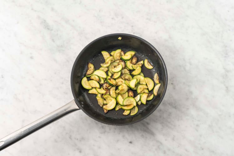 Sauté zucchini