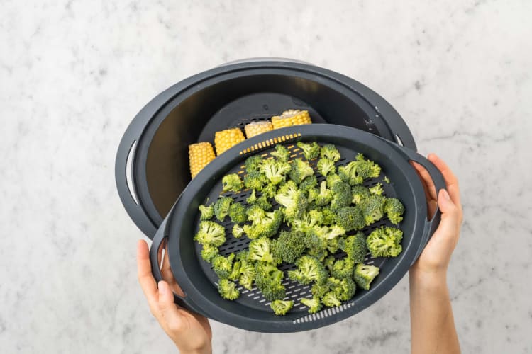 Dressing zubereiten & dampfgaren