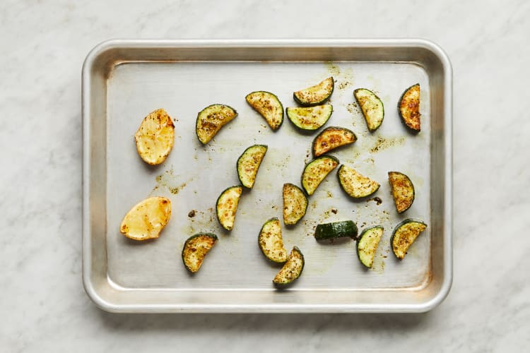 Roast Zucchini & Lemon