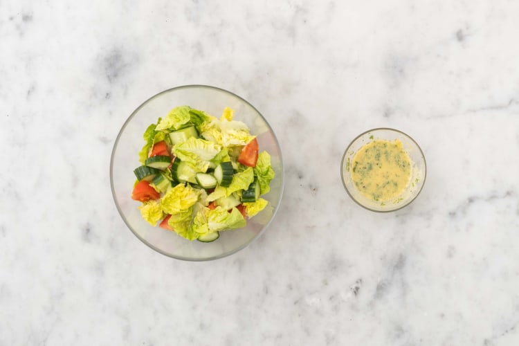 Préparer la salade