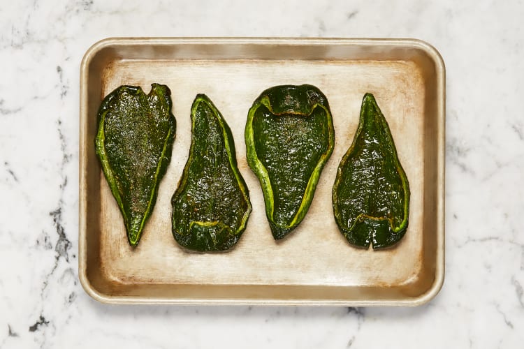 Roast Poblanos