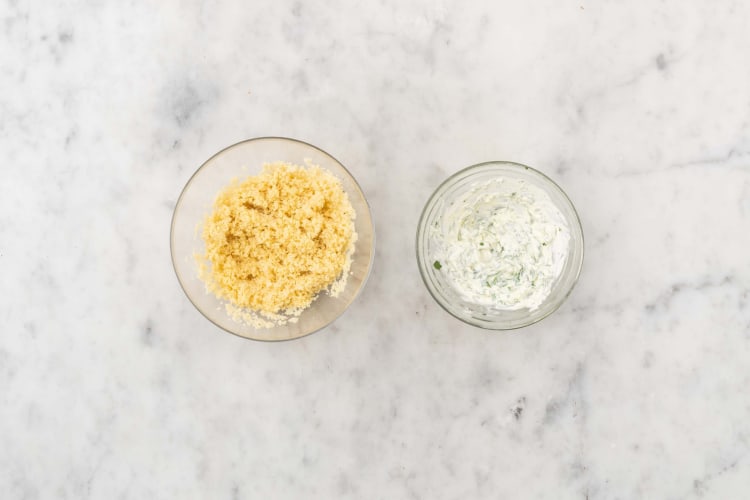Préparer la sauce à l'ail