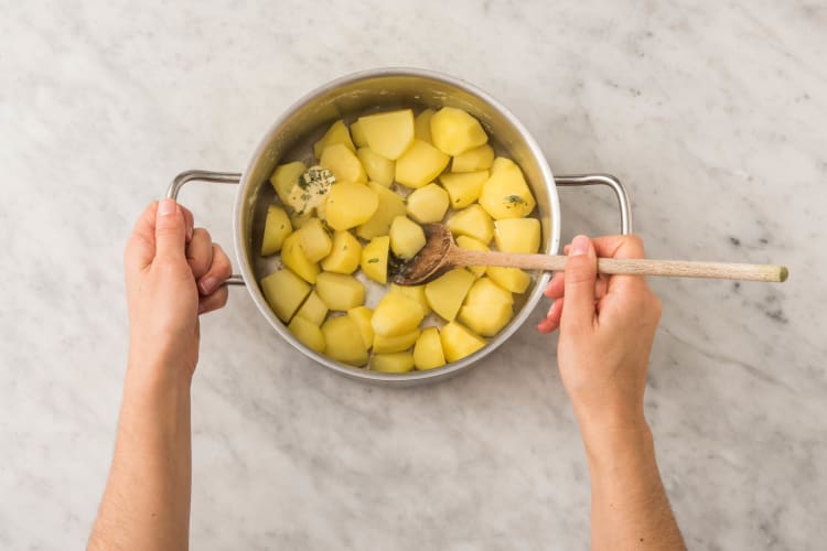 Rôtir les pommes de terre