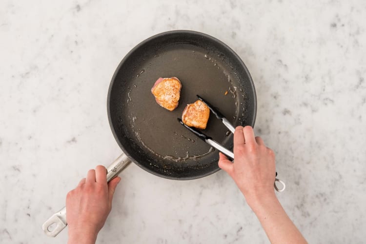 Schweinefilets vorbereiten