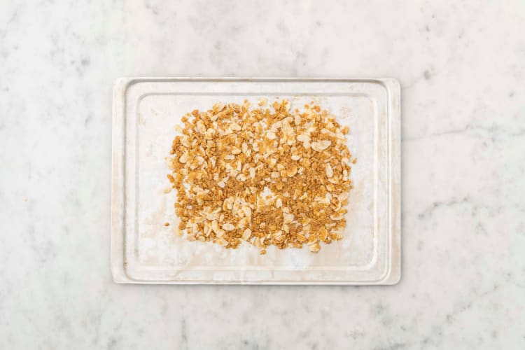 Make almond streusel
