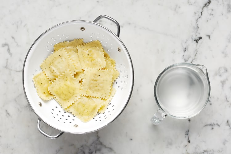 Cook Ravioli & Prep