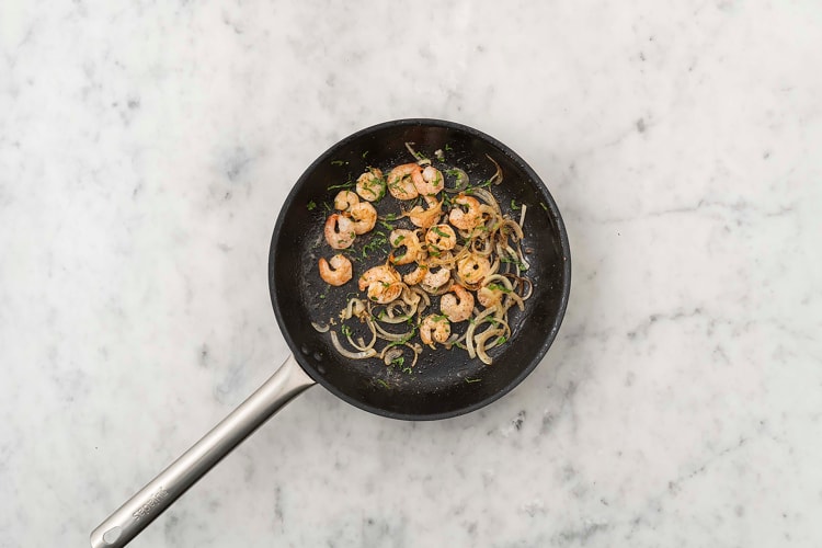 Cuire les crevettes