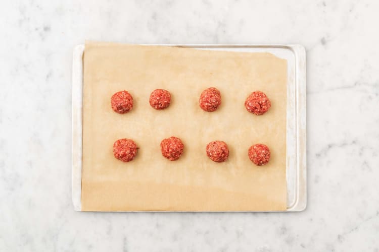 Bake meatballs