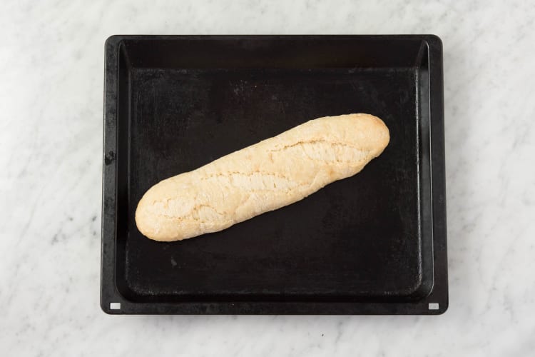 Baguette aufbacken