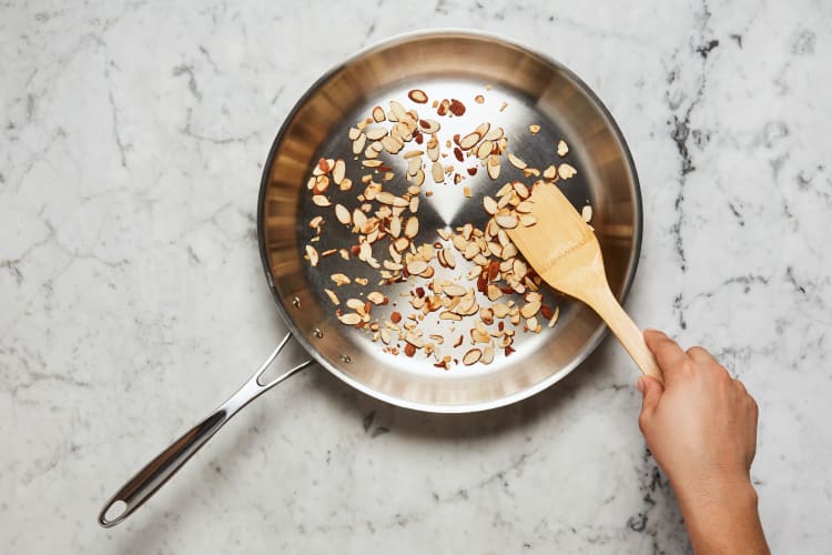 Cook Asparagus & Toast Nuts