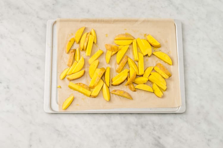 Couper les pommes de terre