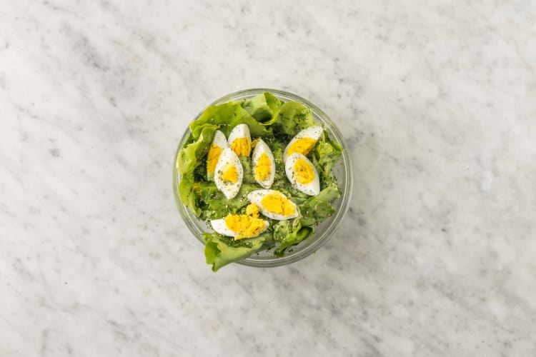 Préparer la salade